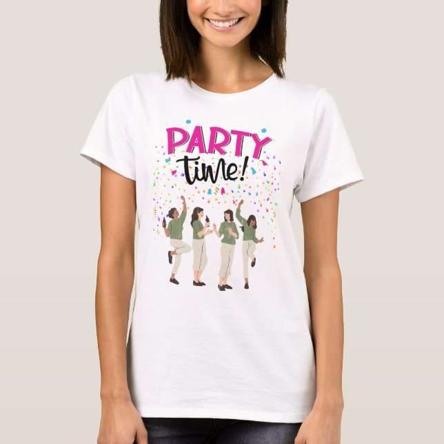 T-shirt Thème de fête (Devant)