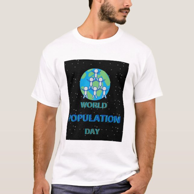 T-shirt Thème de la Journée mondiale de la population (Devant)