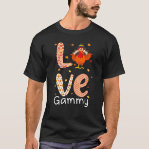 T-shirt Thème de Thanksgiving Amour Gammy Joyeux Jour de l