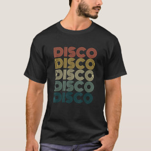 T-shirt Thème Disco Funky Vintage 70s 80s Pour Danse