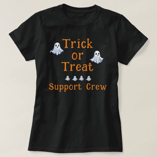 T-shirt Thème Halloween - Candy Hunters Support Crew (Design devant)
