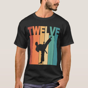 T-shirt Thème Karaté Taekwondo 12 ans pour un 12ème annive