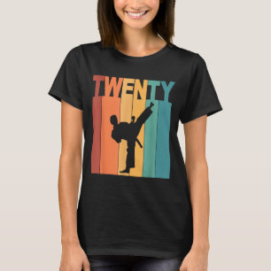 T-shirt Thème Karaté Taekwondo 20e Anniversaire 20 Ans