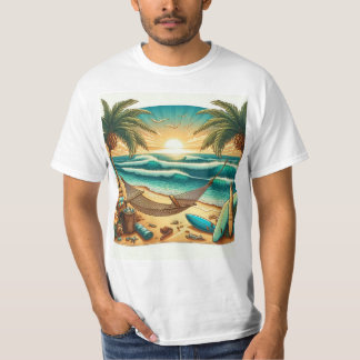 t-shirt thème plage