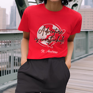 T-shirt Thème Tee personnalisée tendance aventure