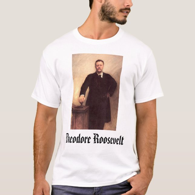 T-shirt Theodore Roosevelt, (Devant)