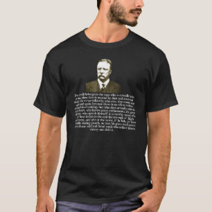 T-shirt Théodore Teddy Roosevelt Citation dans l'arène