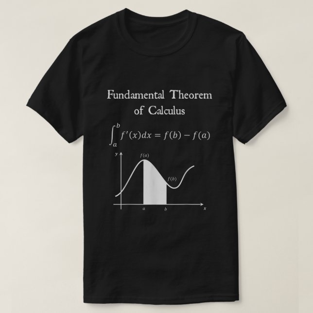 T-shirt Théorème fondamental du Calculus Math Enseignant N (Design devant)
