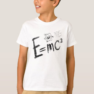 T-shirt Théorie de la relativité d'Einstein. Formule