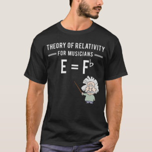 T-shirt Théorie de la relativité pour les musiciens Musiqu