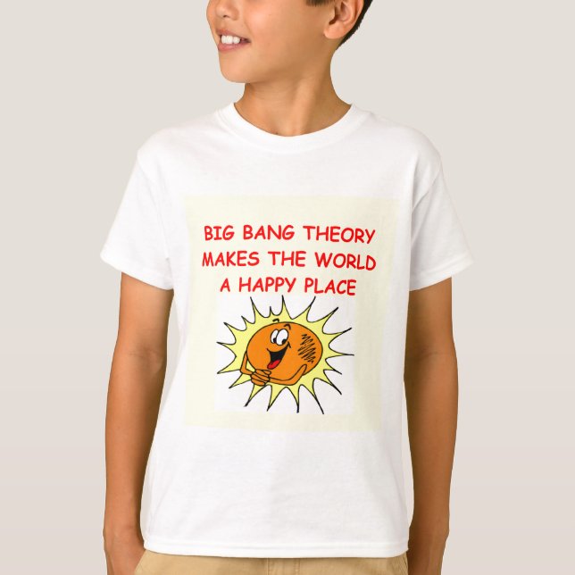 T-shirt théorie du big bang (Devant)