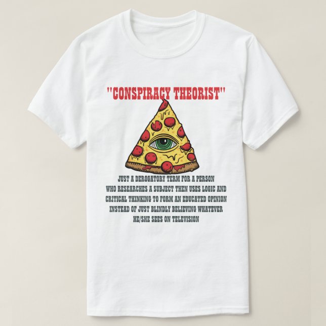 T-shirt Théoriste du complot (Design devant)