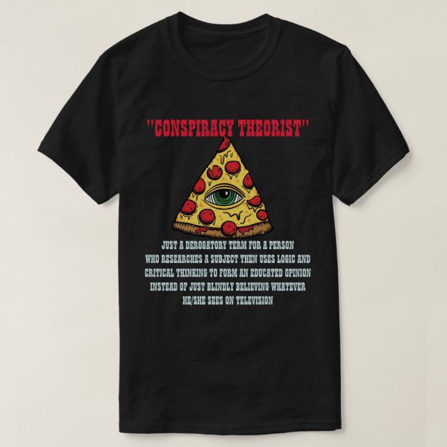 T-shirt Théoriste du complot (Design devant)
