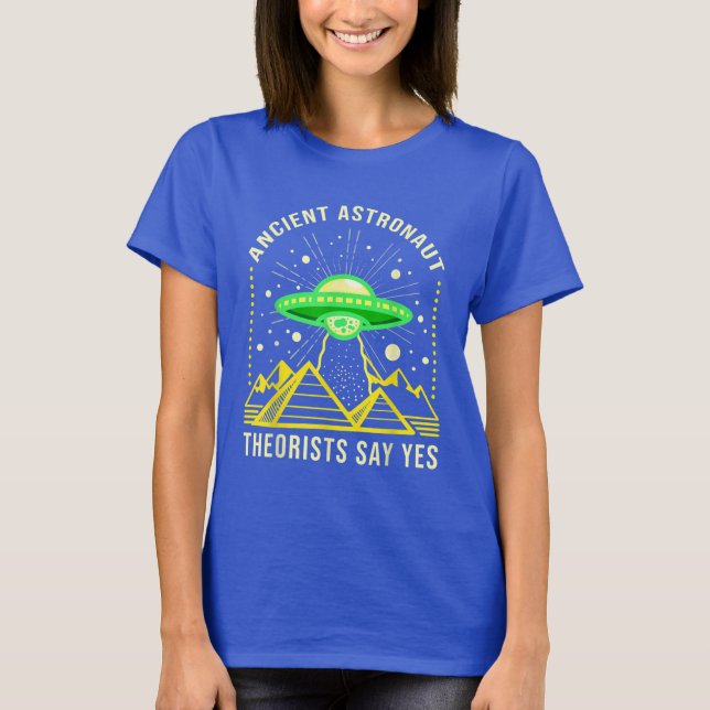 T-shirt Théoristes des astronautes anciens disent oui Théo (Devant)
