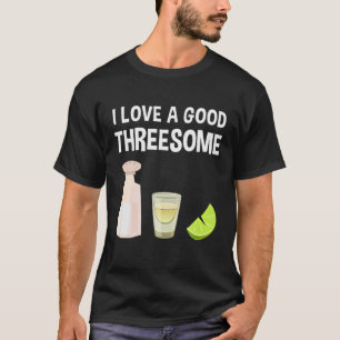T-shirt Théquila à la chaux de sel Trois Bar-barman Boisso