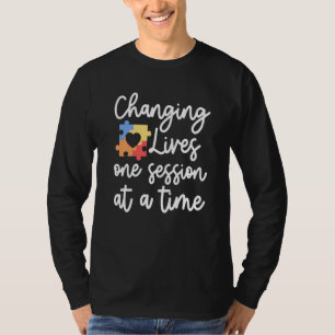 T-shirt Thérapeute ABA Changeant des Vies une Session BCBA