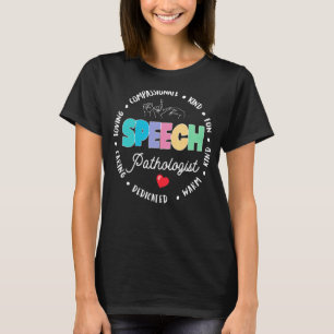 T-shirt Thérapeute de la parole Slp Vie Squad Discours Pat
