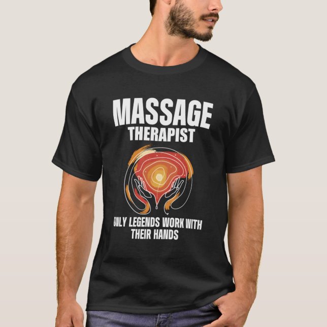 T-shirt Thérapeute de massage (Devant)