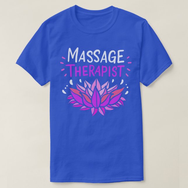 T-shirt Thérapeute de massage 3 (Design devant)