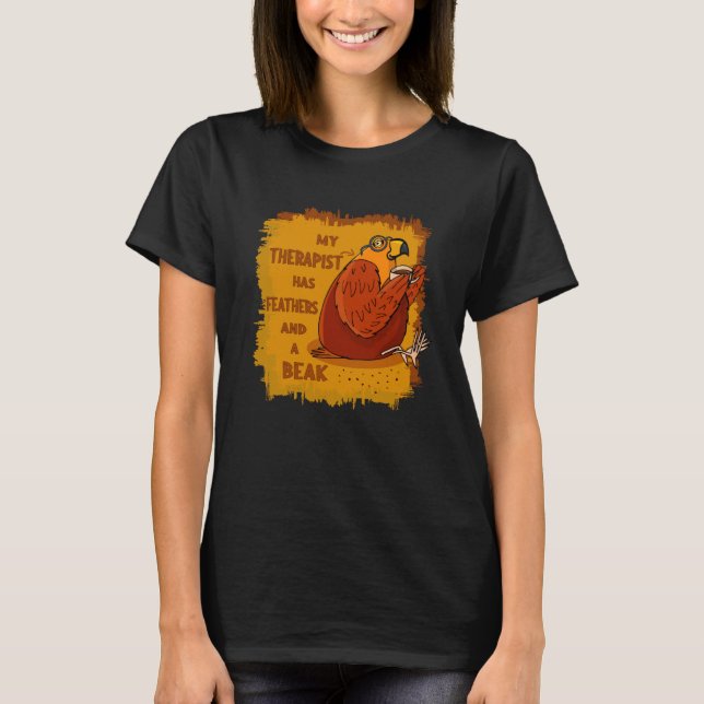 T-shirt Thérapeute de perroquets - Dons amusants pour les  (Devant)