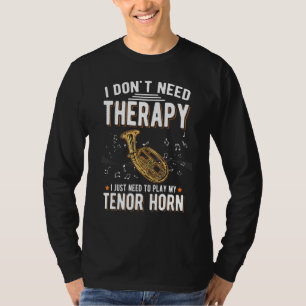 T-shirt Thérapeute de saxhorn alto Joueur de saxhorn alto 