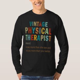 T-shirt Thérapeute en Massage de Thérapie Physique Définit
