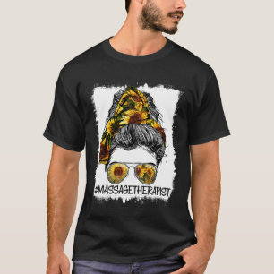 T-shirt Thérapeute en massage Maman Chignon Cheveux Mignon