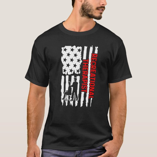 T-shirt Thérapeute récréative Thérapie récréative Rt 9 (Devant)