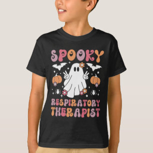 T-shirt Thérapeute respiratoire éffrayante Halloween Respi