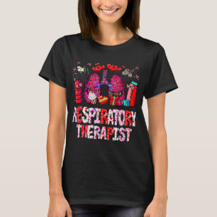 T-shirt Thérapeute respiratoire RT Funny Valentines Nurs d