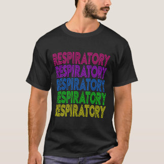 T-shirt Thérapie-Cadeau Respiratoire Conception colorée