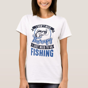 T-shirt Thérapie de la pêche