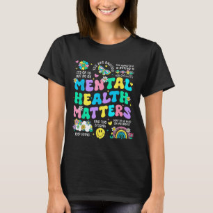 T-shirt Thérapie de sensibilisation à la santé mentale cer