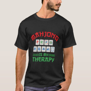 T-shirt Thérapie Du Mahjong Pour Les Vrais Fans