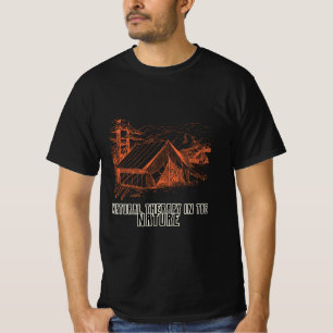 T-shirt Thérapie naturelle dans la nature Sombre de base