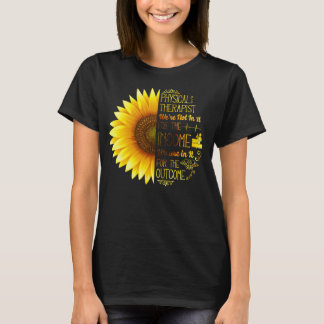 T-shirt Thérapie physique Assistant Thérapie Tournesol