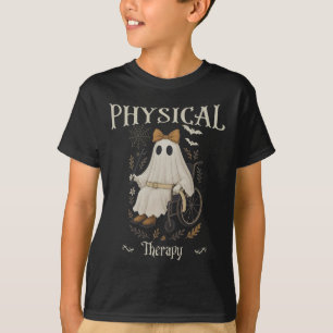 T-shirt Thérapie Physique Fantôme Floral Halloween Éffraya