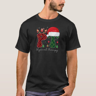 T-shirt Thérapie physique Noël Chapeau Rouge Pâté PT