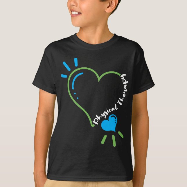 T-shirt Thérapie physique Physiothérapie cardiaque PT Reha (Devant)