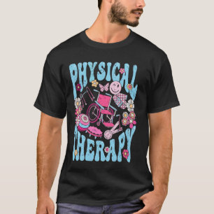 T-shirt Thérapie physique PT Exercice coloré Floral Thera