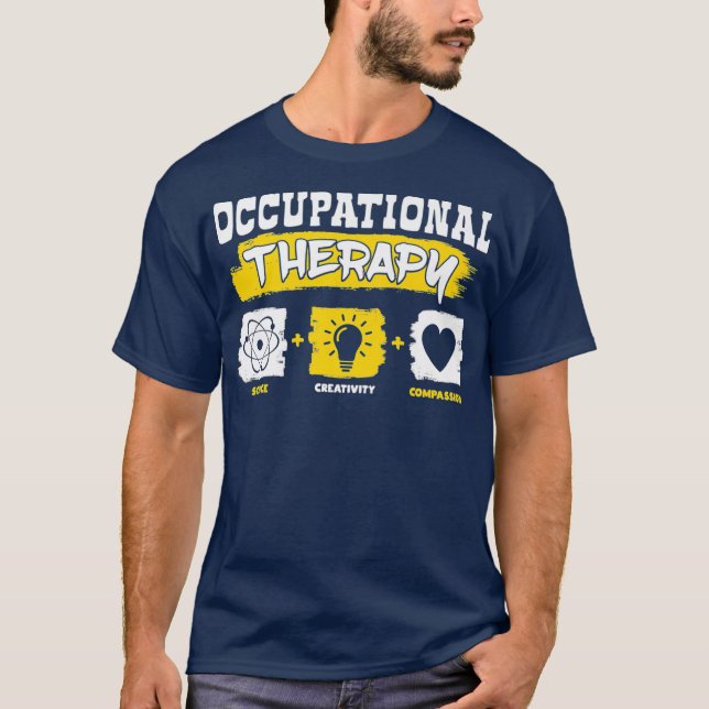 T-shirt Thérapie professionnelle OT Thérapiste Mois Premiu (Devant)