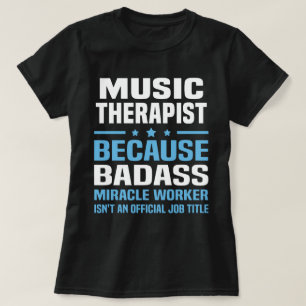 T-shirt Thérapiste de musique