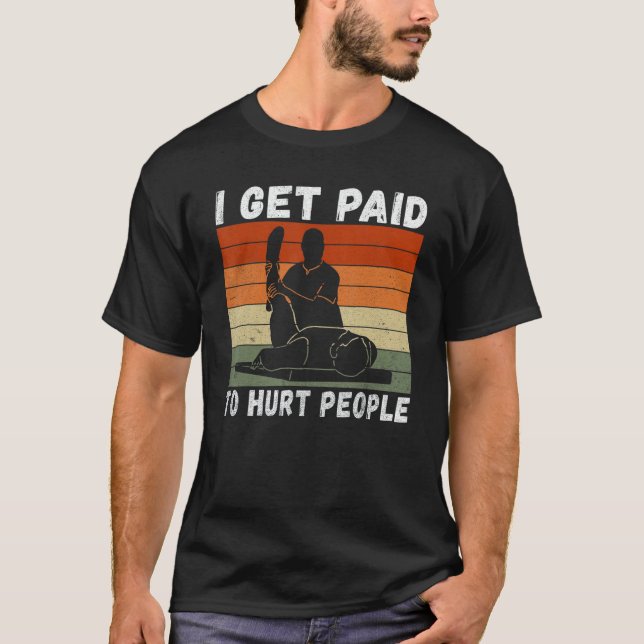 T-shirt Thère professionnelle de chiropraticien (Devant)
