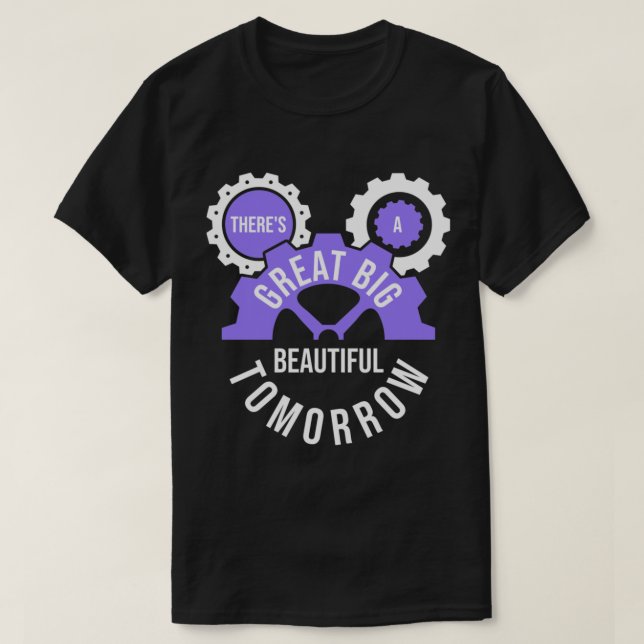 T-shirt There&x27 ; est un grand beau demain classique (Design devant)