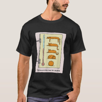 T-shirt Thermomètre Cat pour le plaisir et les cadeaux T-s