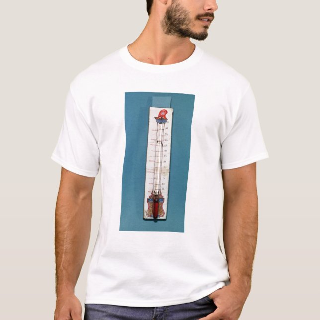 T-shirt Thermomètre surmonté avec un capot phrygian (Devant)