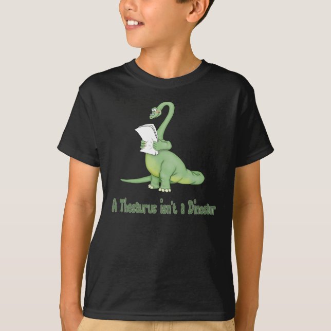 T-shirt Thesaurus Dinosaur (Devant)