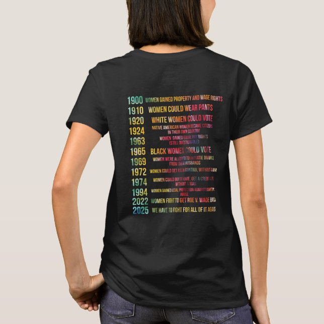 T-shirt They Didn't Burn Witches They Burned Women  (Dos)