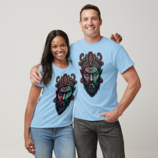 T-shirt Theyyam Fusion - Homme guerrier de l'art