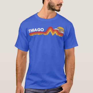 T-shirt Thiago Funny Retro Vintage Sunset Thiago 80s 90s P